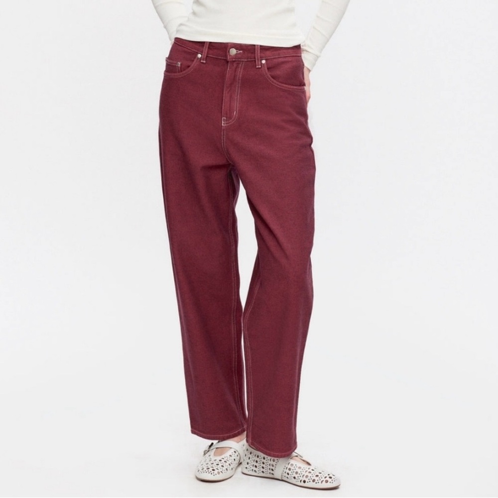 KOTN antifit red jeans